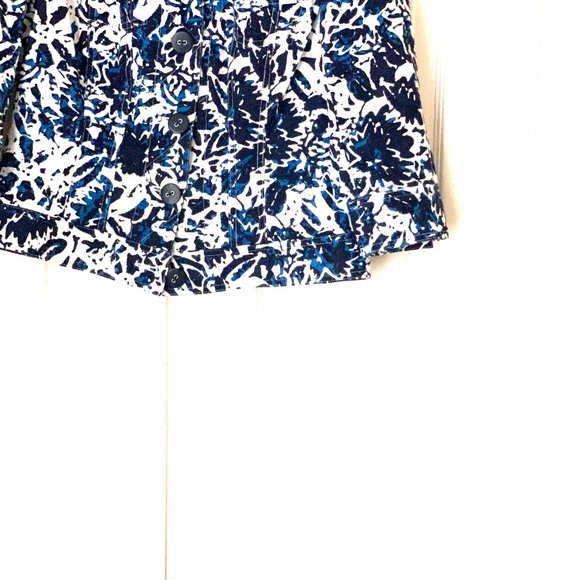 COLDWATER CREEK 2 SHADES BLUE WHITE JEAN STYLE JACKET - Picture 4 of 11